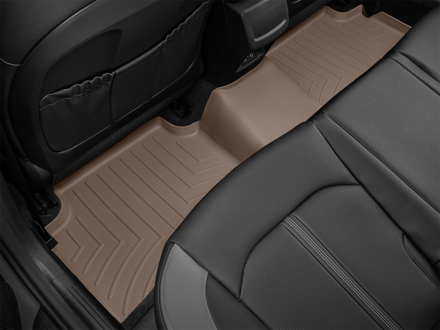 WeatherTech FloorLinerTM DigitalFit; Tan; Rear 4515982 thumbnail 1