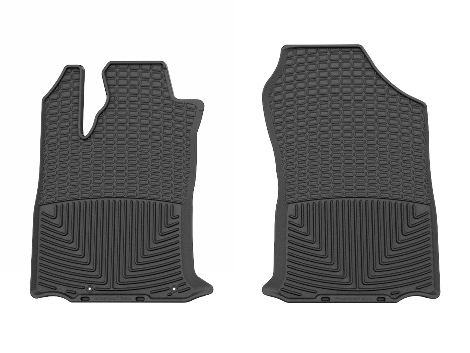 WeatherTech All Weather Floor Mats; Black; Front W667 thumbnail 0