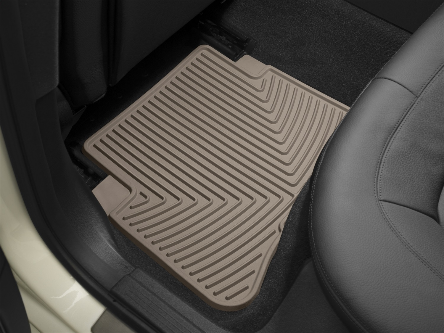WeatherTech All Weather Floor Mats; Tan; Rear W164TN thumbnail 1