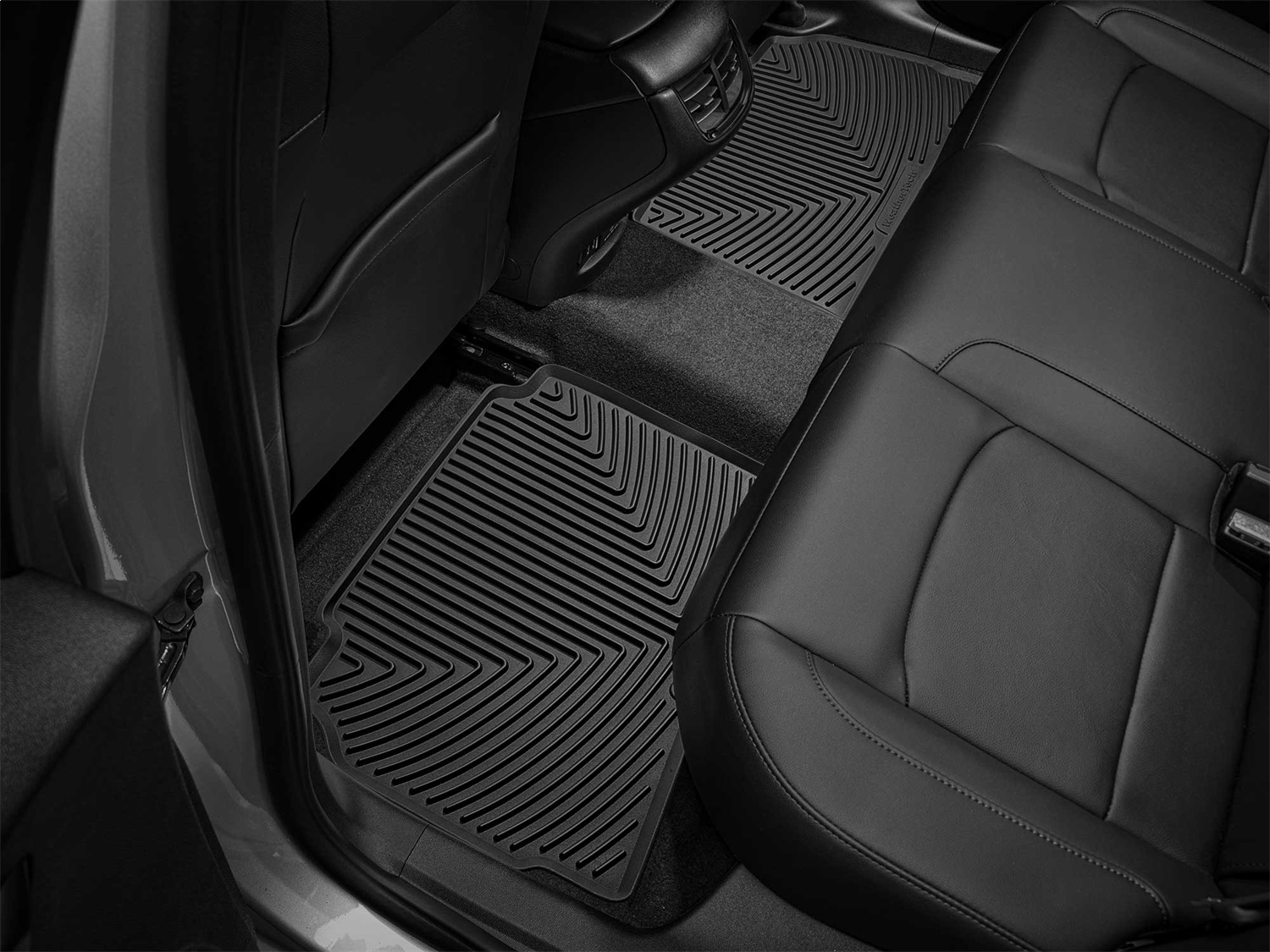 WeatherTech All Weather Floor Mats; Black; Rear W398 thumbnail 0