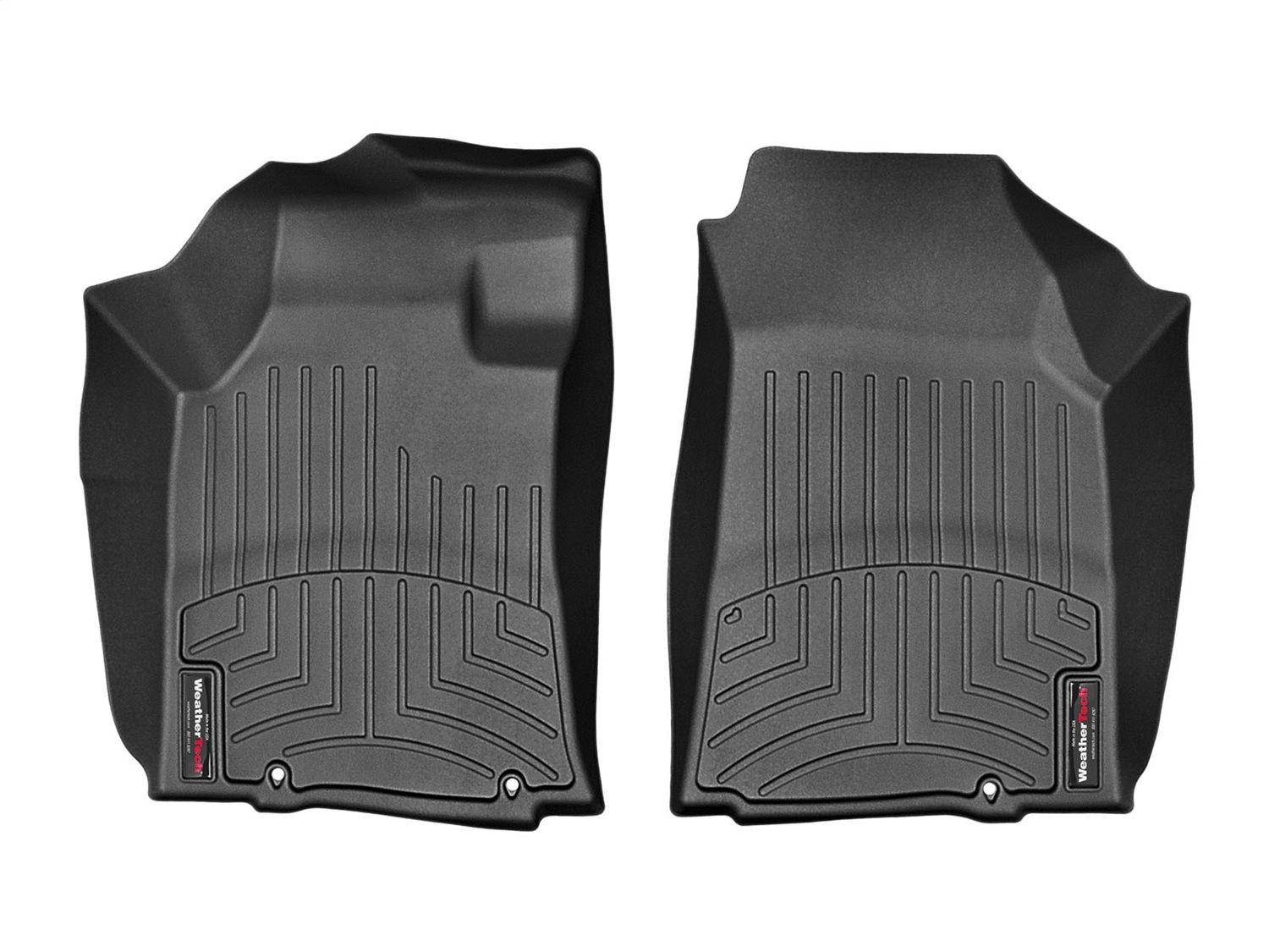 WeatherTech FloorLinerTM DigitalFit; Black; Front 448321 thumbnail 0