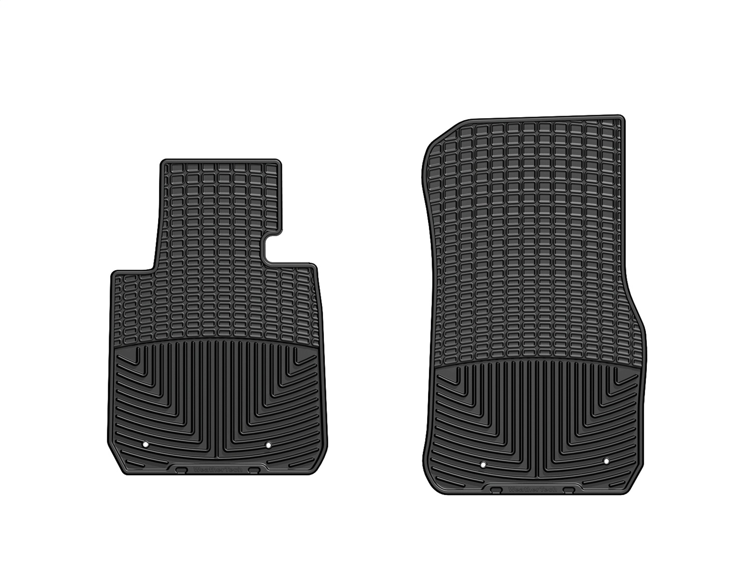 WeatherTech All Weather Floor Mats; Black; Front W267 thumbnail 0