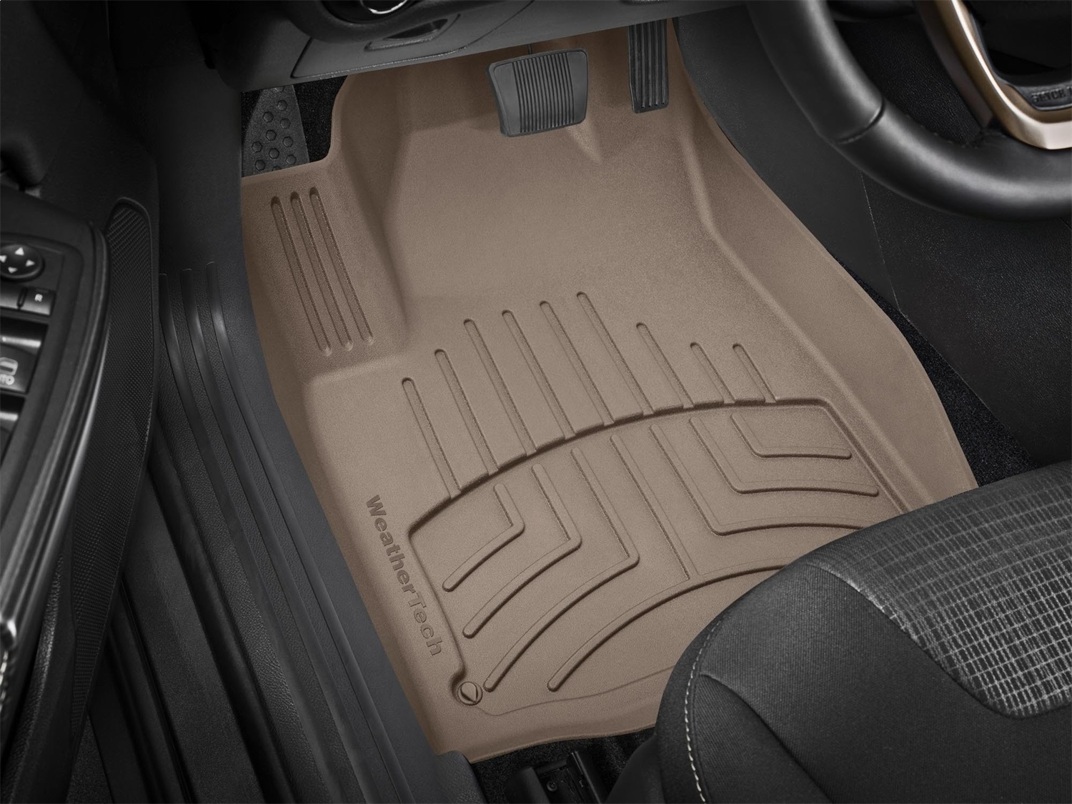 WeatherTech FloorLinerTM HP; Tan; Front 458331IM thumbnail 0