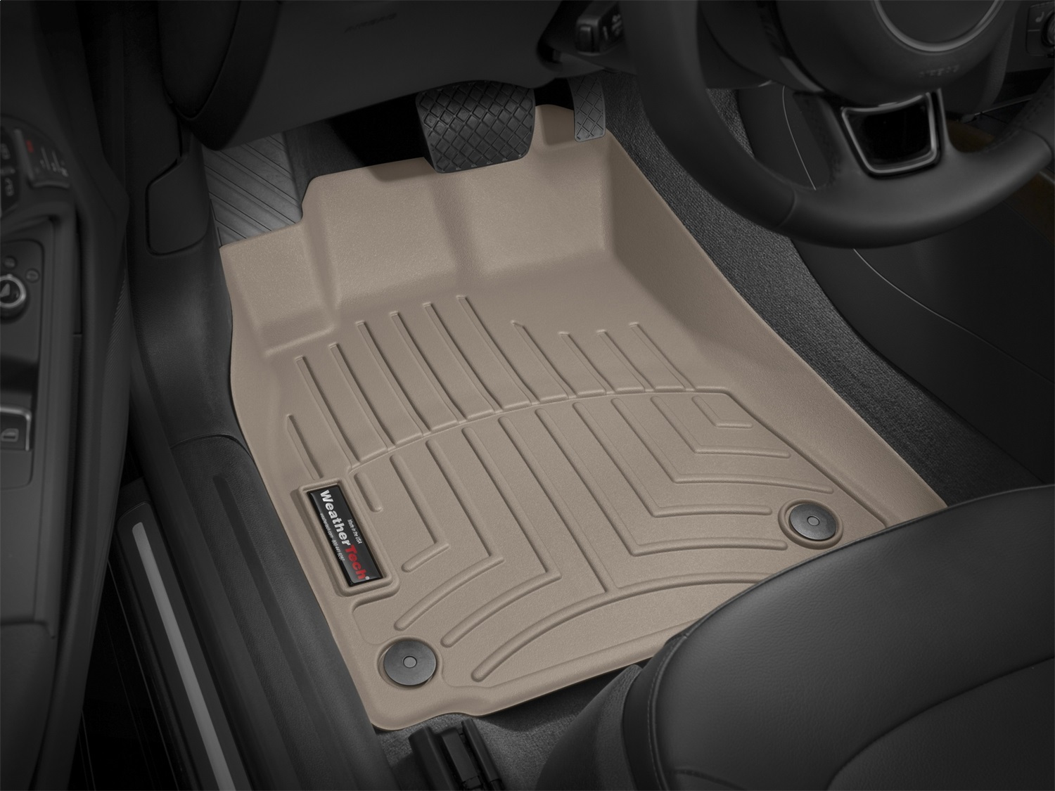 WeatherTech FloorLinerTM DigitalFit; Tan; Front 452121 thumbnail 0