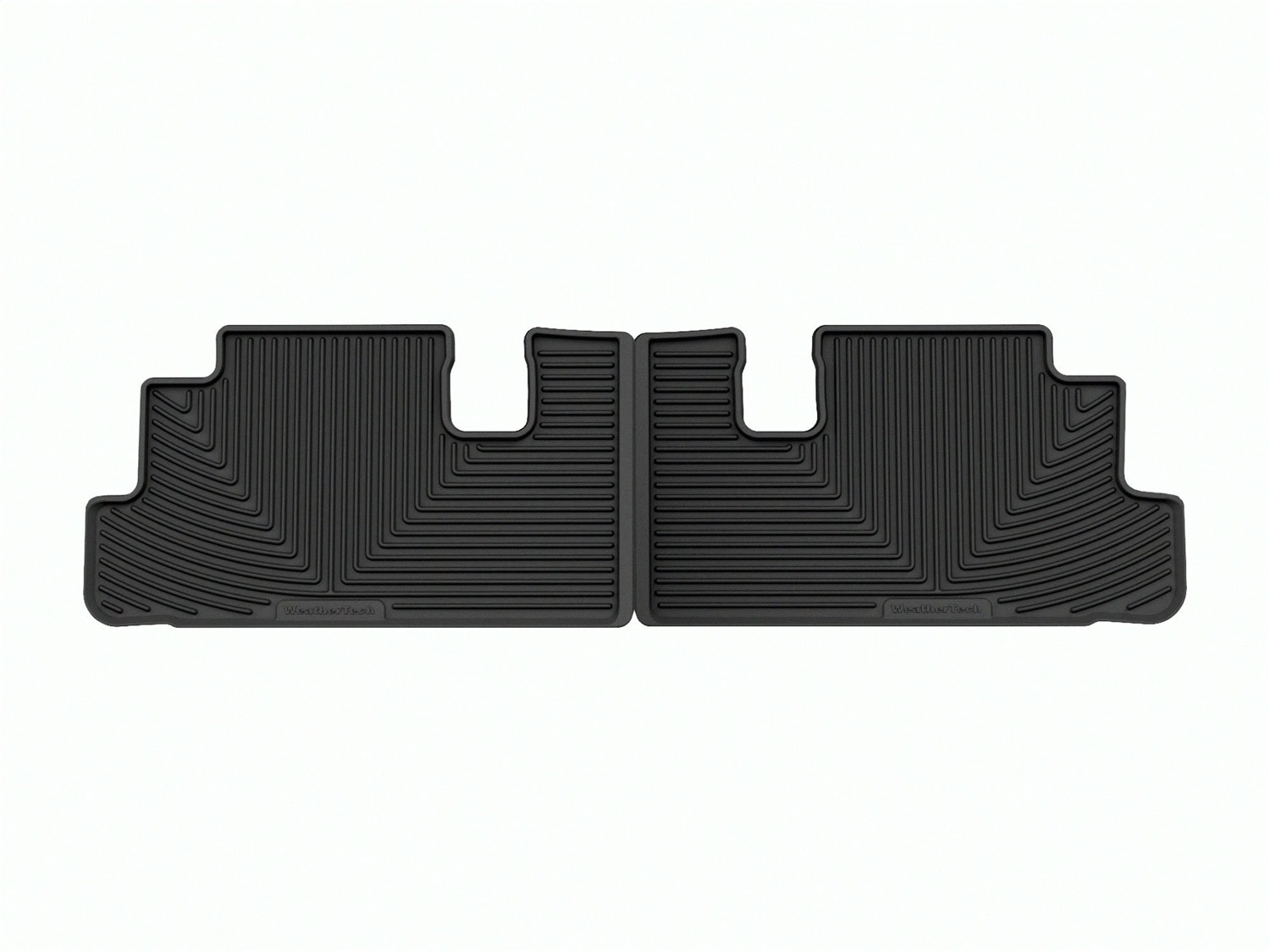 WeatherTech All Weather Floor Mats; Black; Rear W602 thumbnail 0