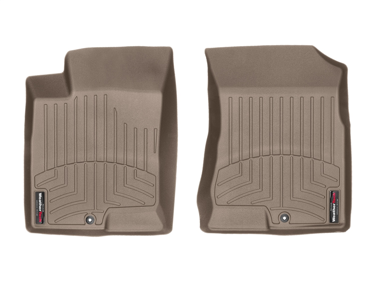 WeatherTech FloorLinerTM DigitalFit; Tan; Front 451601 thumbnail 0