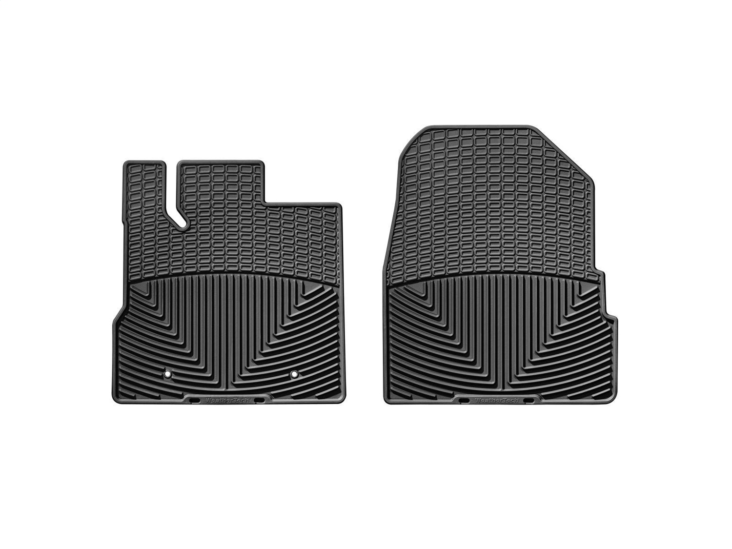 WeatherTech All Weather Floor Mats; Black; Front W165 thumbnail 1