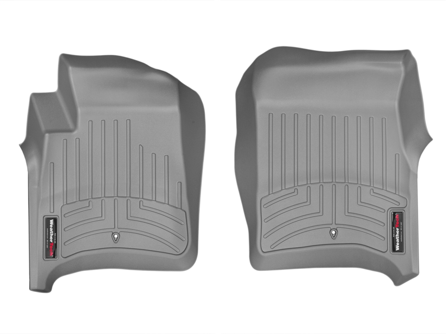 WeatherTech FloorLinerTM DigitalFit; Gray; Front 465331 thumbnail 0
