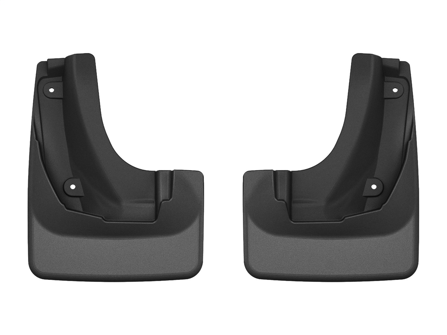 WeatherTech MudFlap No-Drill DigitalFit; Black 110190 thumbnail 0