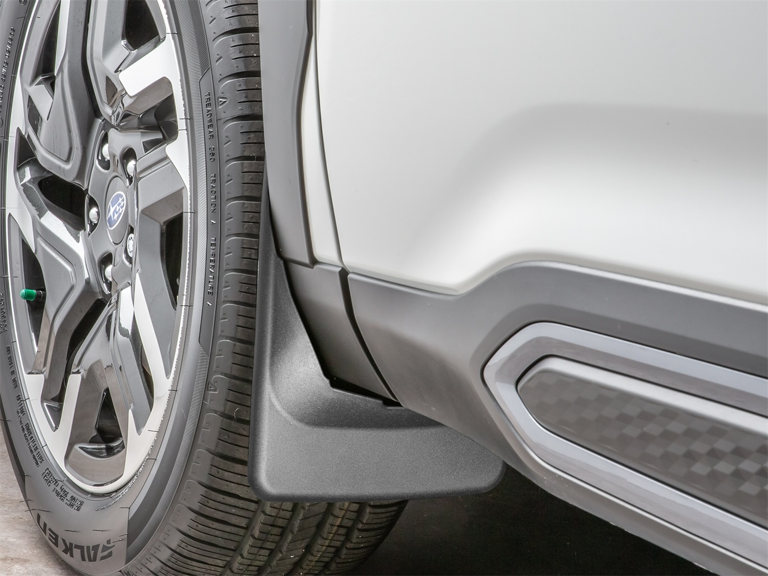 WeatherTech MudFlap No-Drill DigitalFit; Black 110190 thumbnail 1