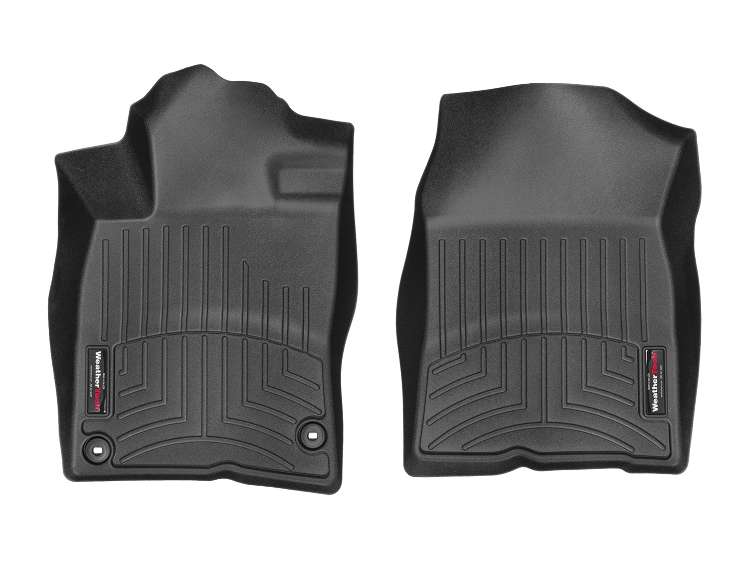 WeatherTech FloorLinerTM DigitalFit; Black; Front 449431 thumbnail 0