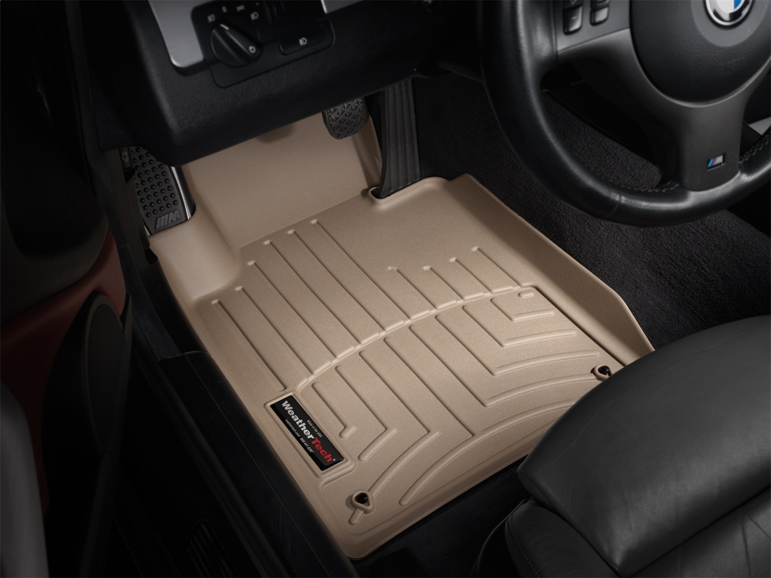 WeatherTech FloorLinerTM DigitalFit; Tan; Front 451061 thumbnail 1