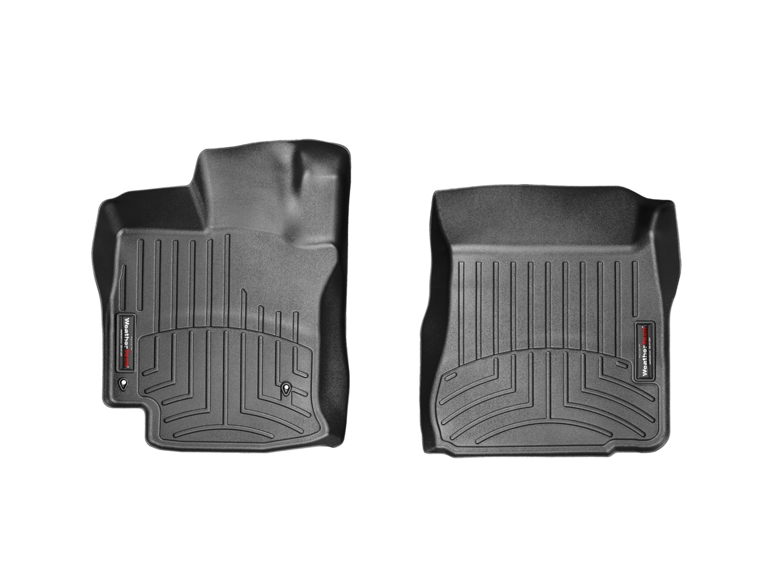 WeatherTech FloorLinerTM DigitalFit; Black; Front 444871 thumbnail 0