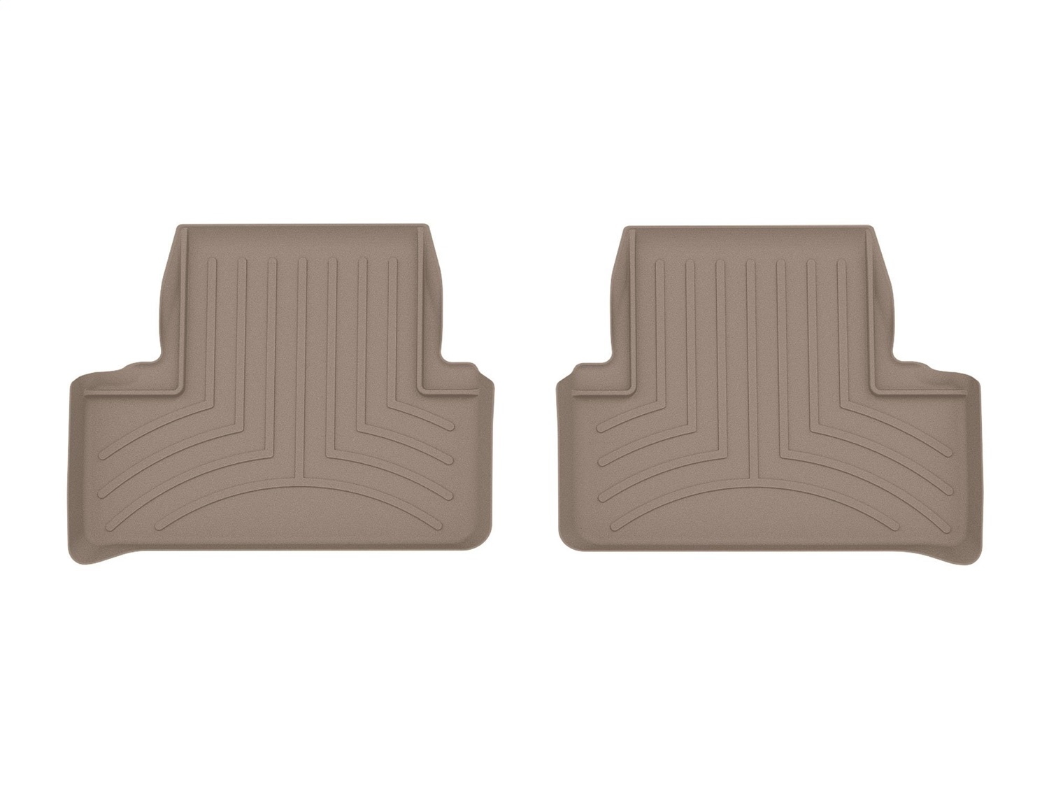 WeatherTech FloorLinerTM DigitalFit; Tan; Rear; 2 Piece 4517312 thumbnail 0