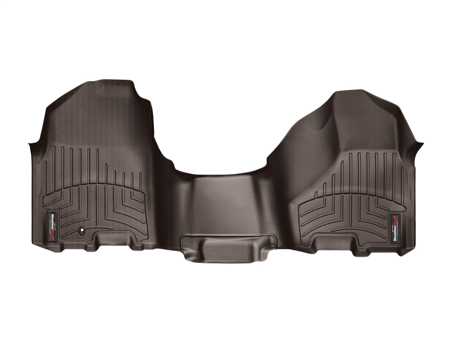 WeatherTech FloorLinerTM DigitalFit; Cocoa; Front; Over The Hump 473281 thumbnail 0