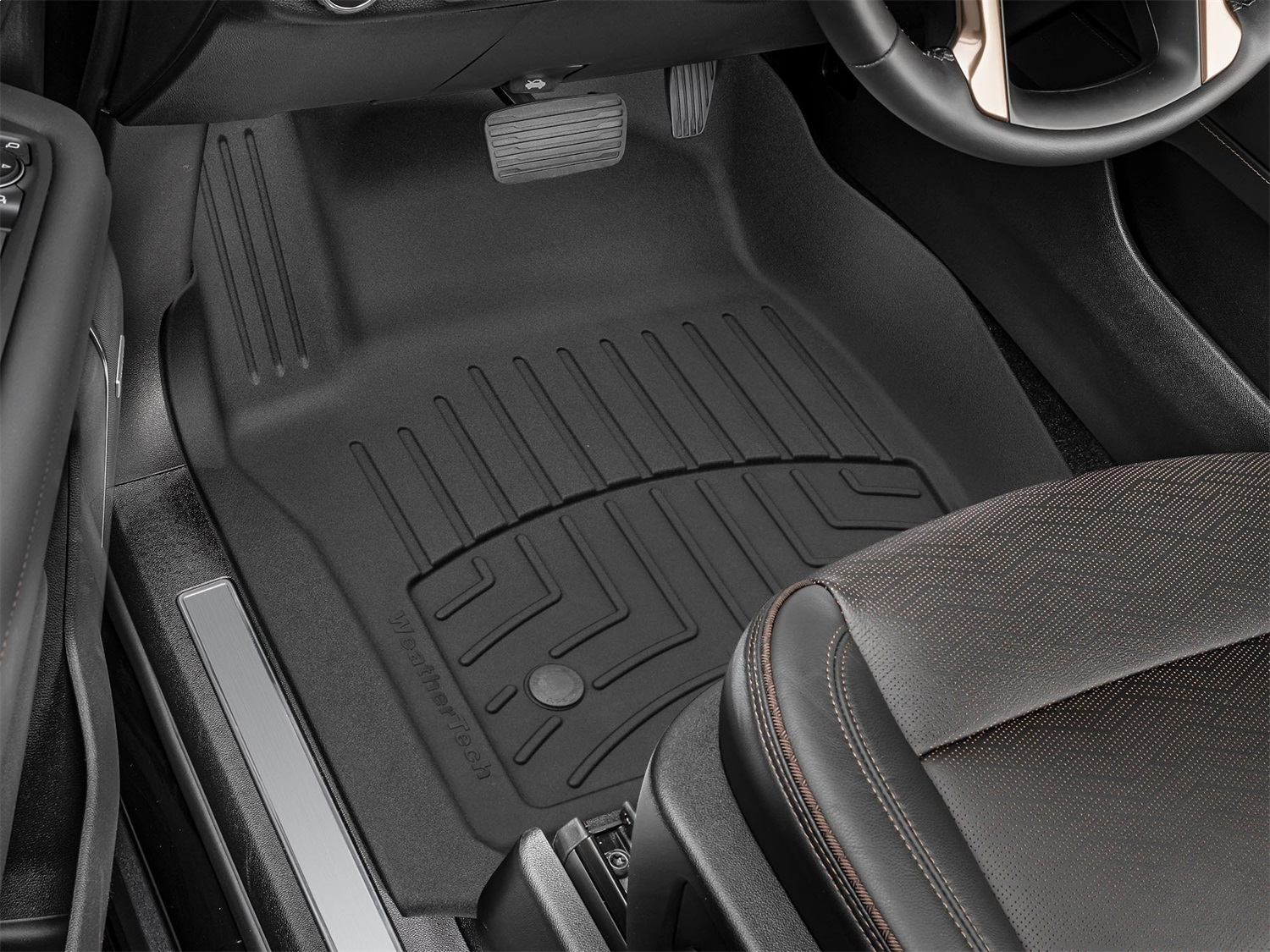 WeatherTech FloorLinerTM HP; Black; Front 4416321IM thumbnail 0