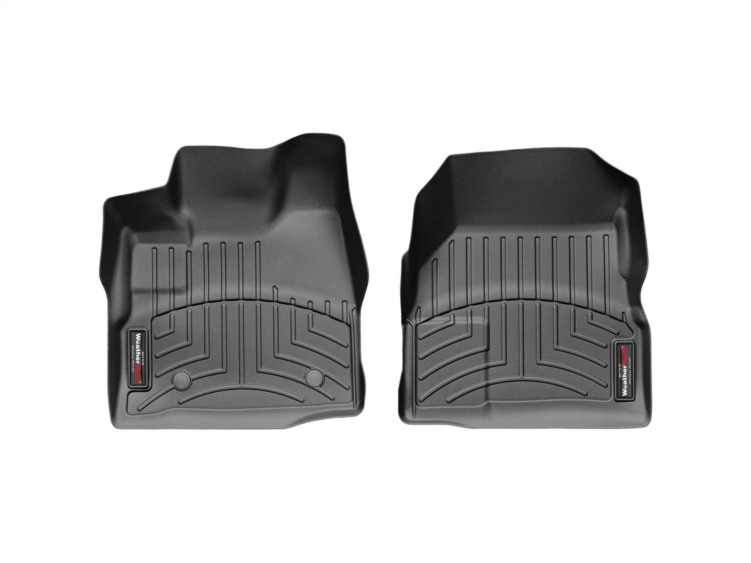 WeatherTech FloorLinerTM DigitalFit; Black; Front 443461 thumbnail 0