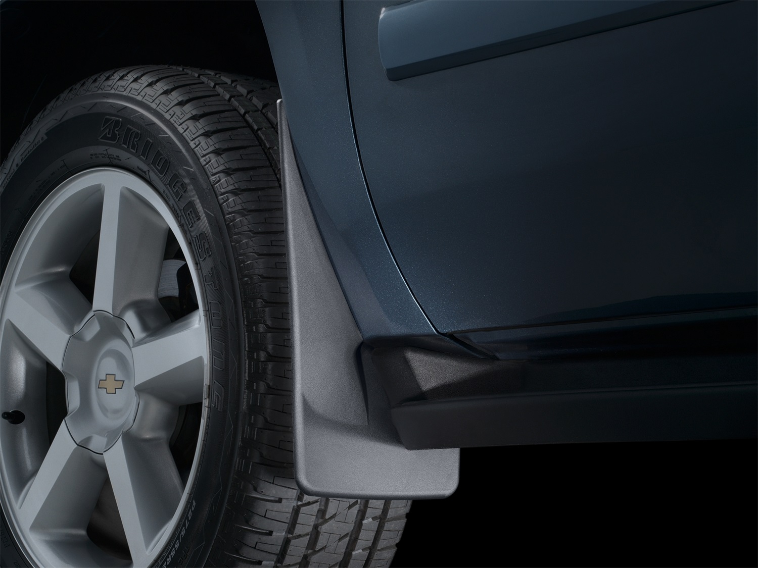 WeatherTech MudFlap No-Drill DigitalFit; Black 110008 thumbnail 2