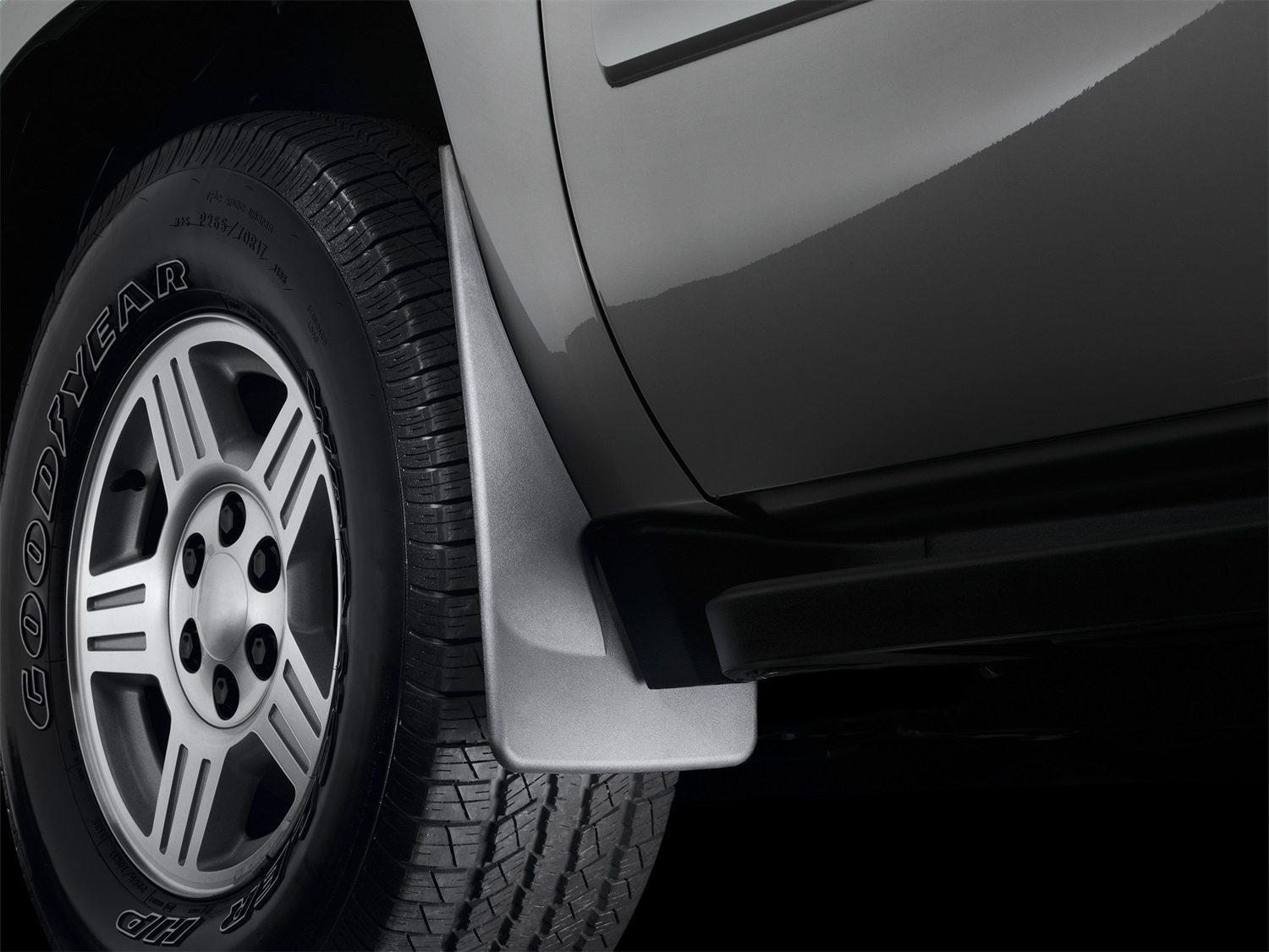 WeatherTech MudFlap No-Drill DigitalFit; Black 110008 thumbnail 3