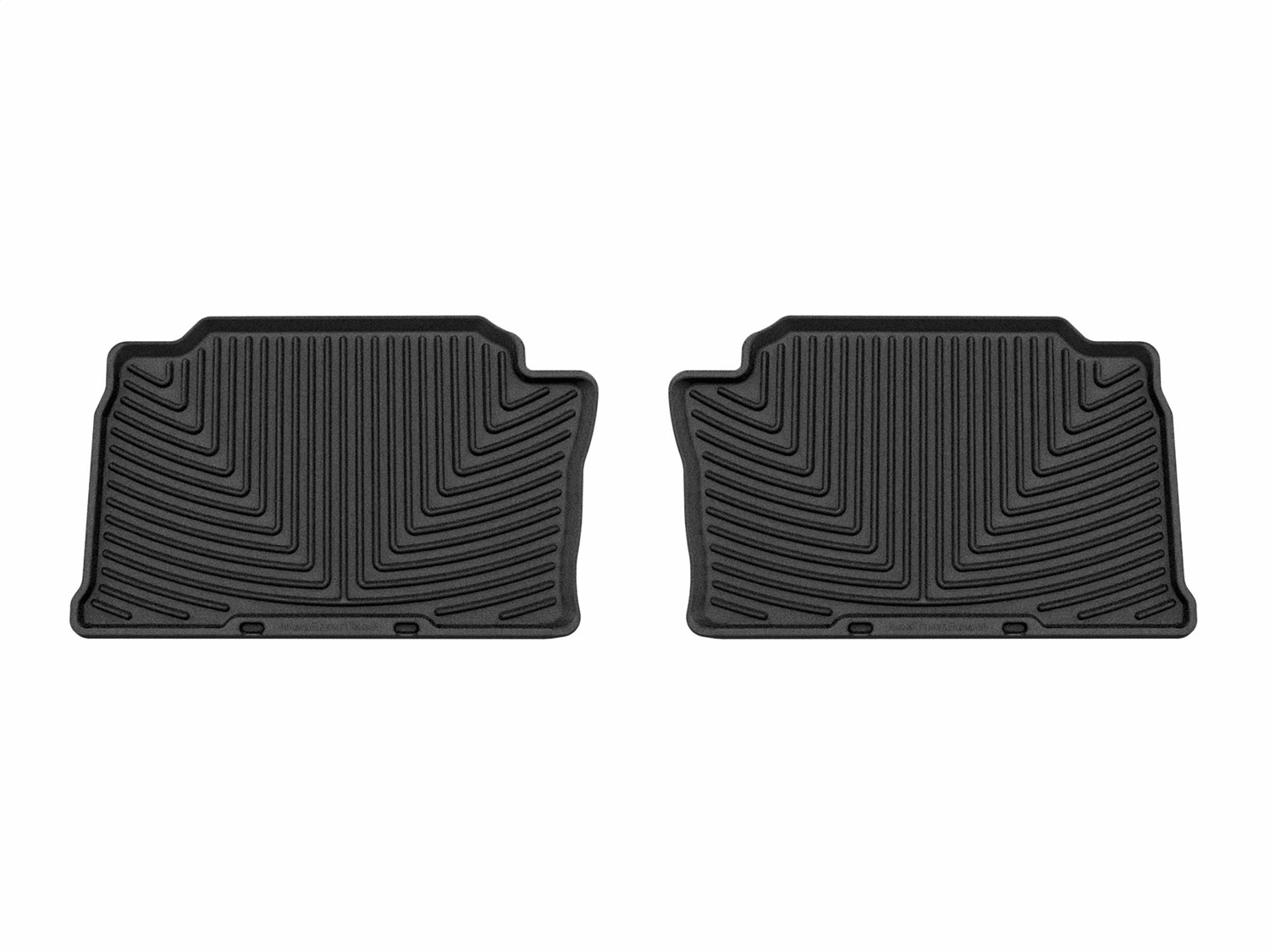 WeatherTech All Weather Floor Mats; Black; Rear W699 thumbnail 1