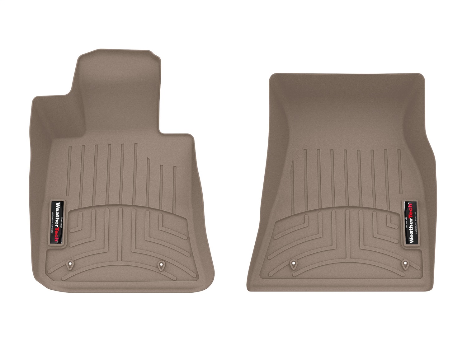 WeatherTech FloorLinerTM DigitalFit; Tan; Front 4517311 thumbnail 0