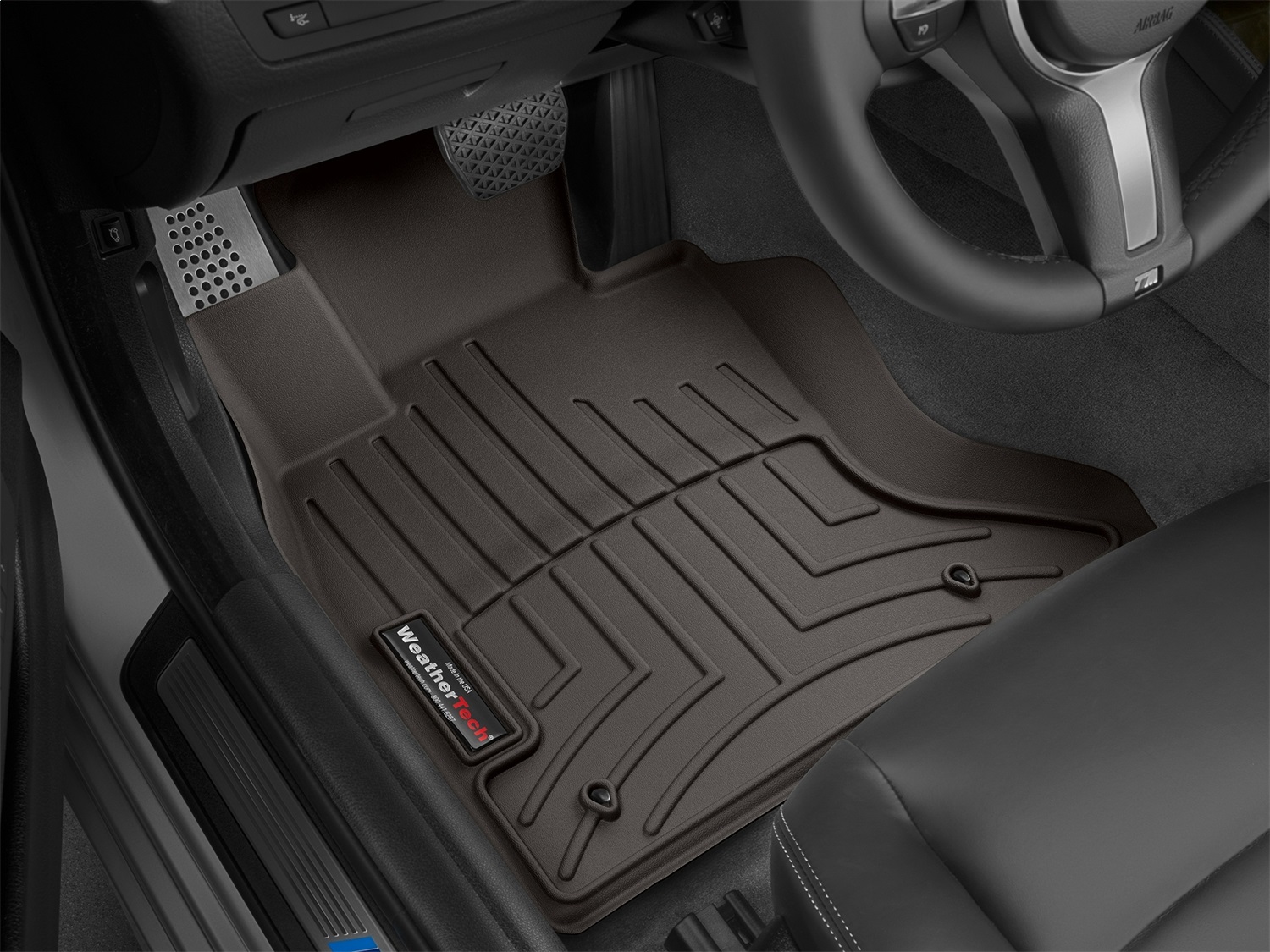 WeatherTech FloorLinerTM DigitalFit; Cocoa; Front 473301 thumbnail 0