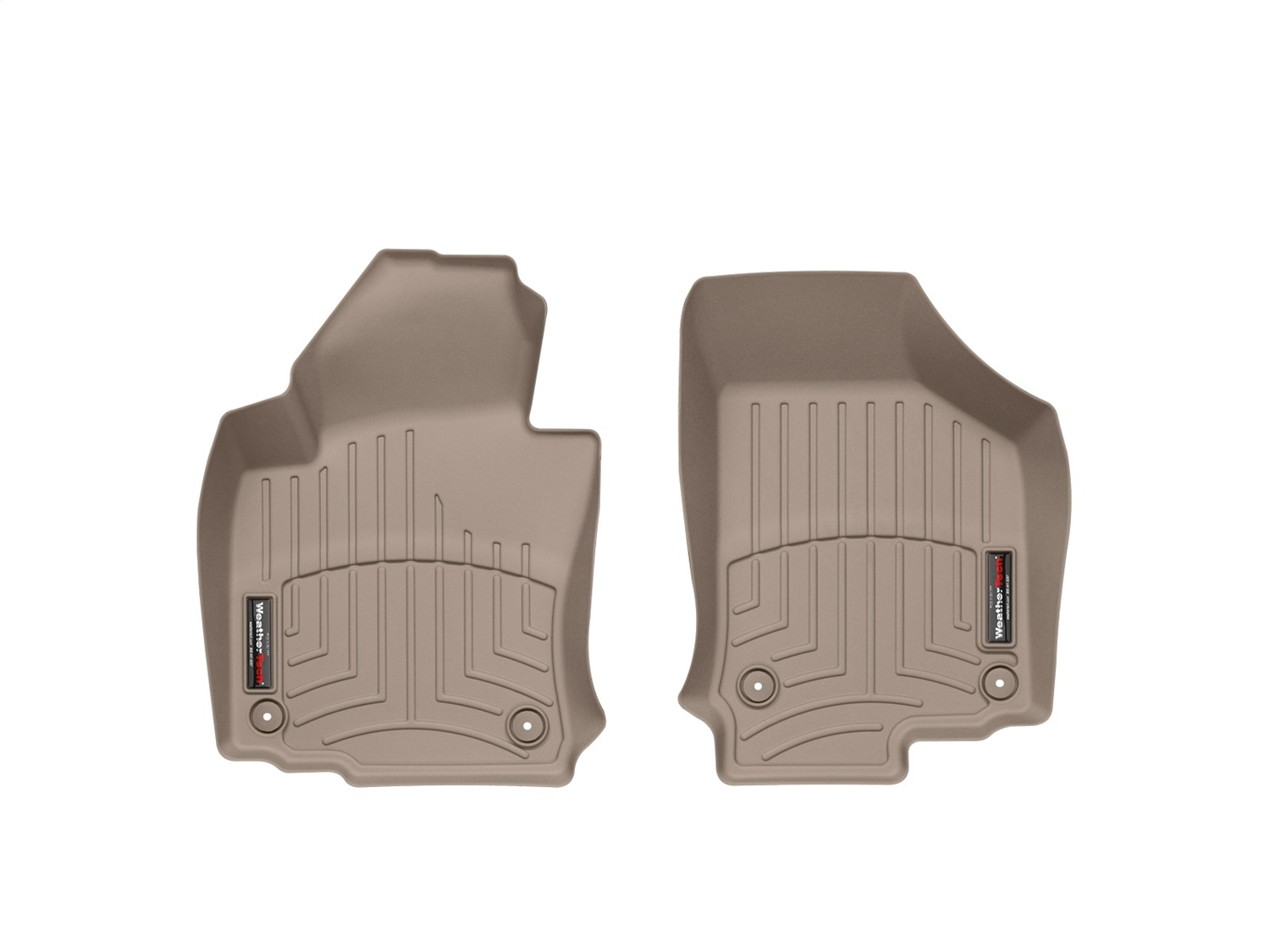 WeatherTech FloorLinerTM DigitalFit; Tan; Front 452691 thumbnail 1