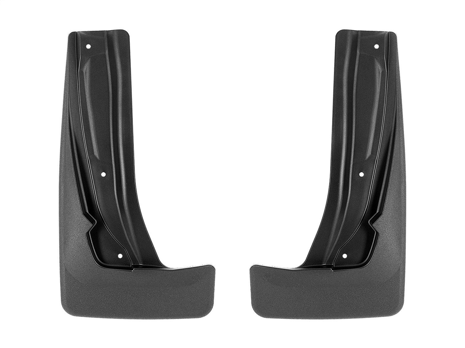 WeatherTech MudFlap No-Drill DigitalFit; Black 110168 thumbnail 1