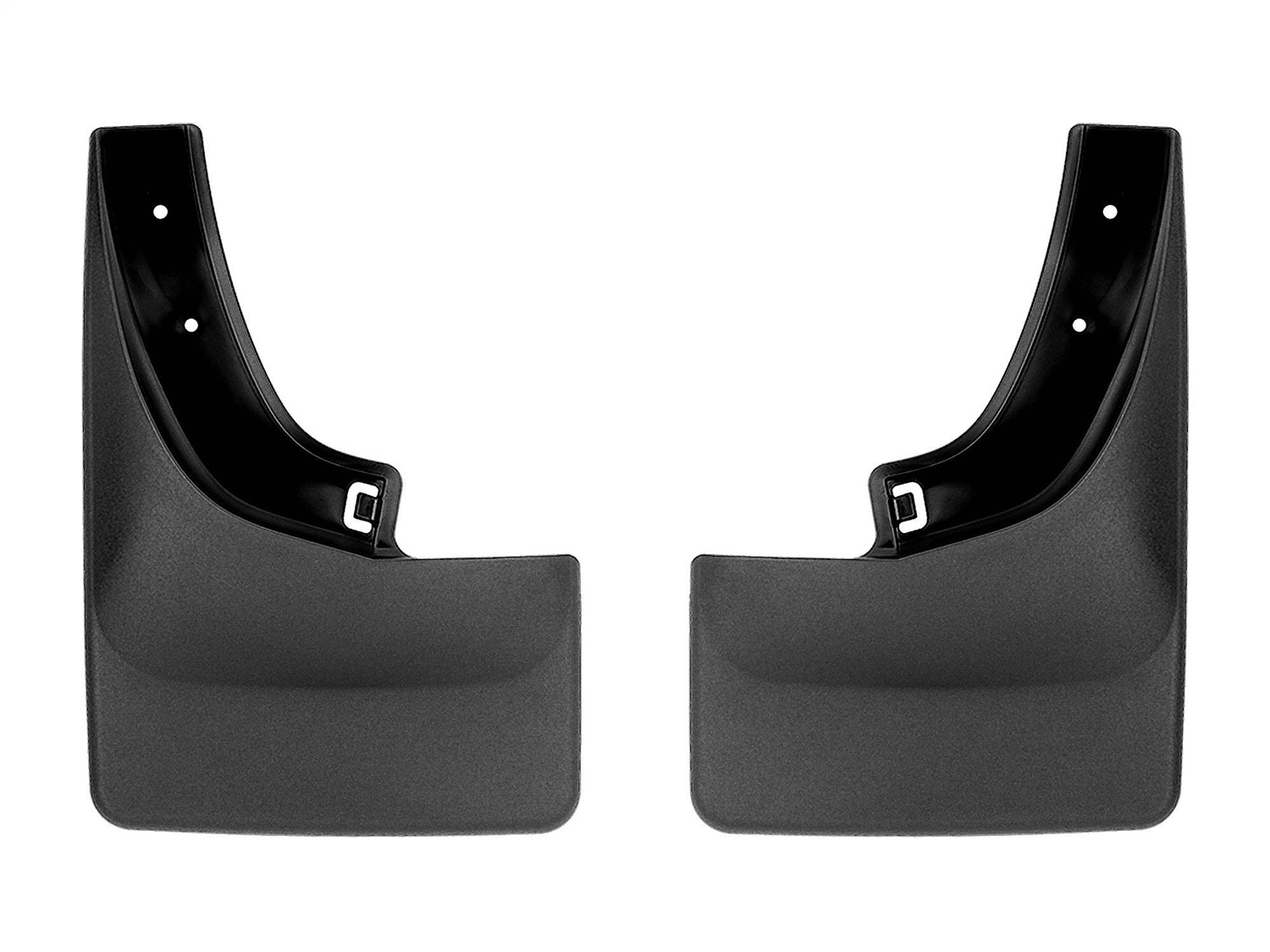 WeatherTech MudFlap No-Drill DigitalFit; Black 120157 thumbnail 1