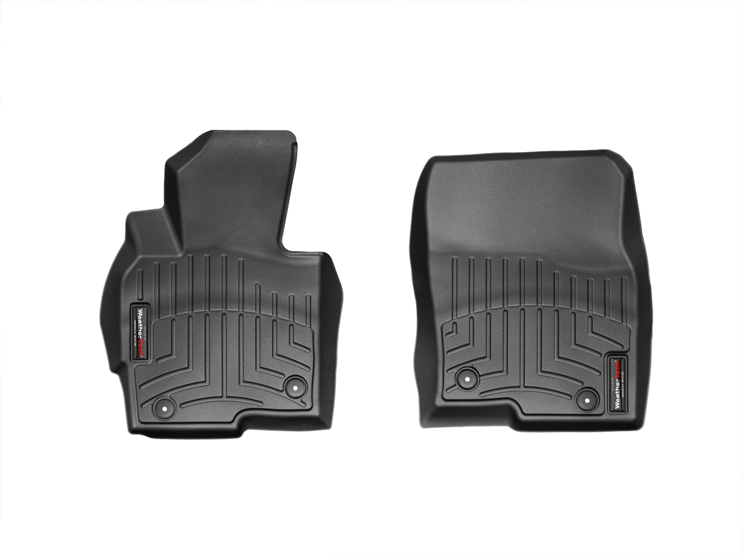 WeatherTech FloorLinerTM DigitalFit; Black; Front 444191 thumbnail 1