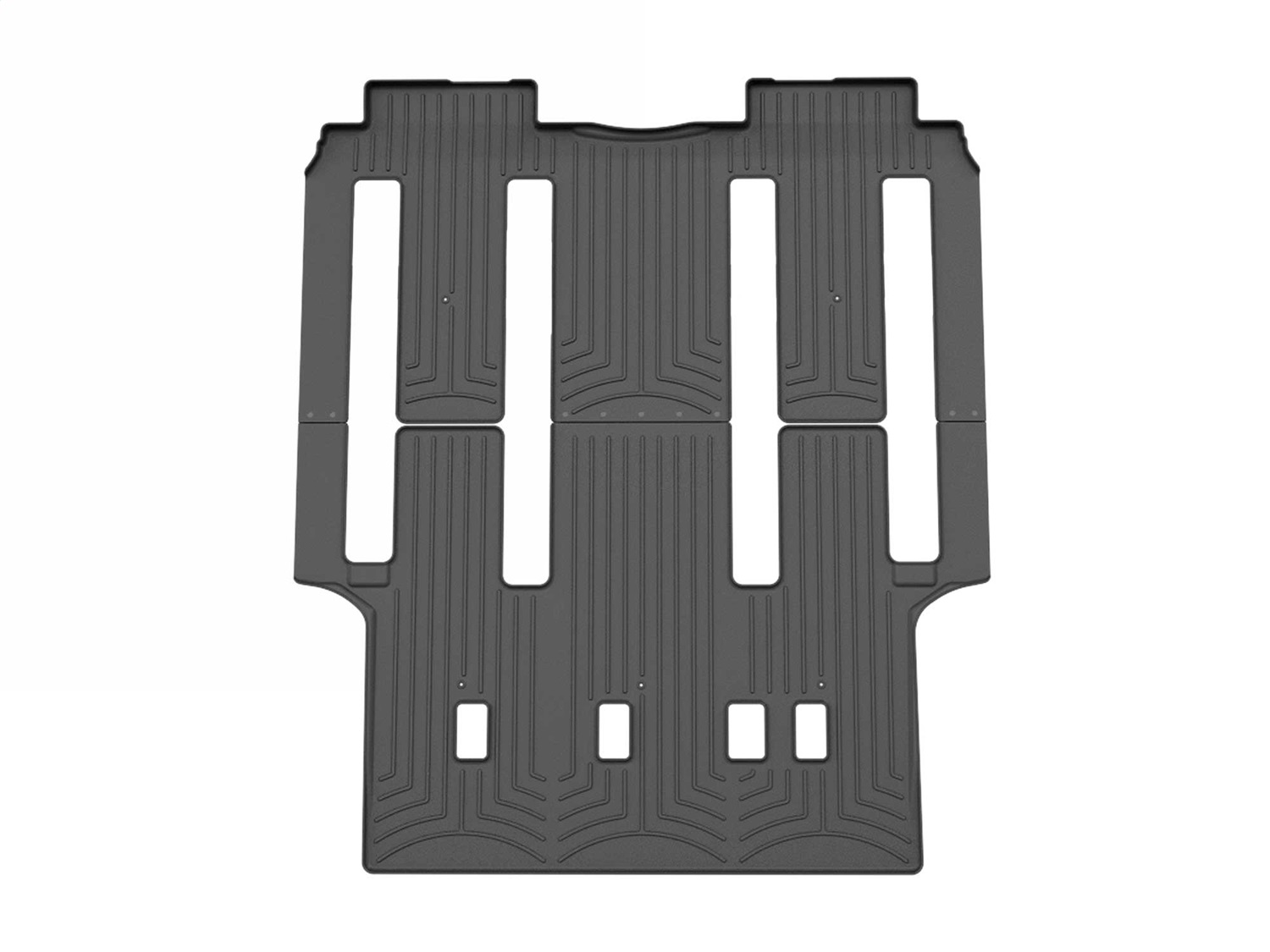 WeatherTech FloorLinerTM HP; Black; Rear and Third Row; 2 Pcs. 4416723IM thumbnail 0