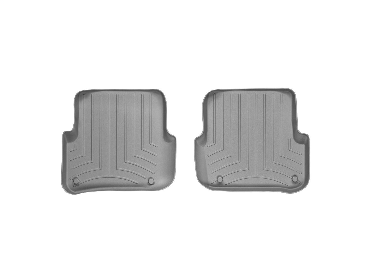 WeatherTech FloorLinerTM DigitalFit; Gray; Rear; 2 Piece 462192 thumbnail 0
