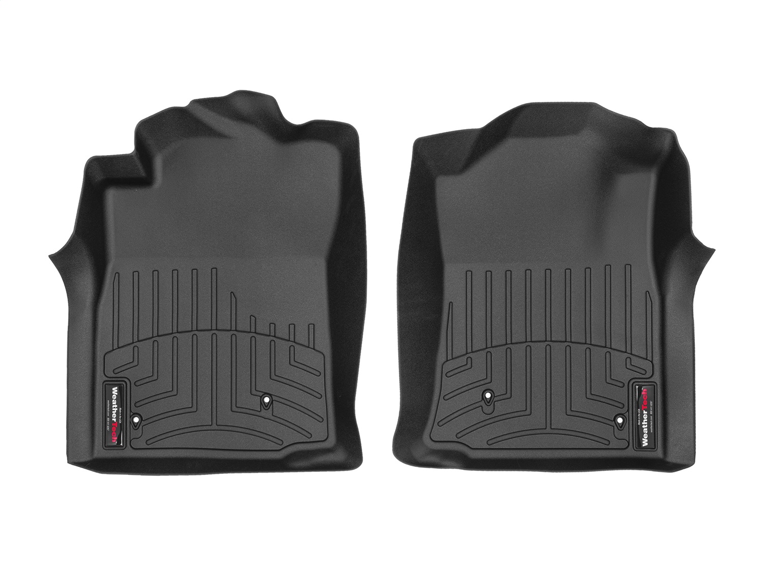 WeatherTech FloorLinerTM DigitalFit; Black; Front 441781 thumbnail 0