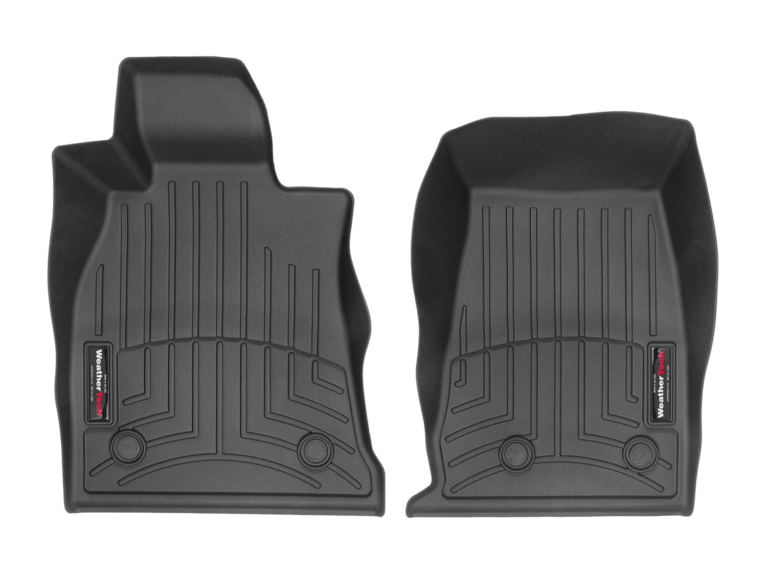 WeatherTech FloorLinerTM DigitalFit; Black; Front 4416101 thumbnail 0