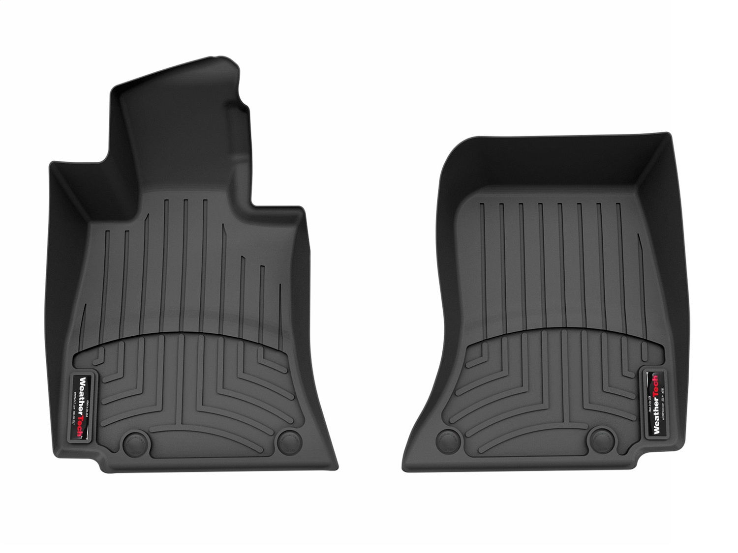 WeatherTech FloorLinerTM DigitalFit; Black; Front 4418781 thumbnail 0