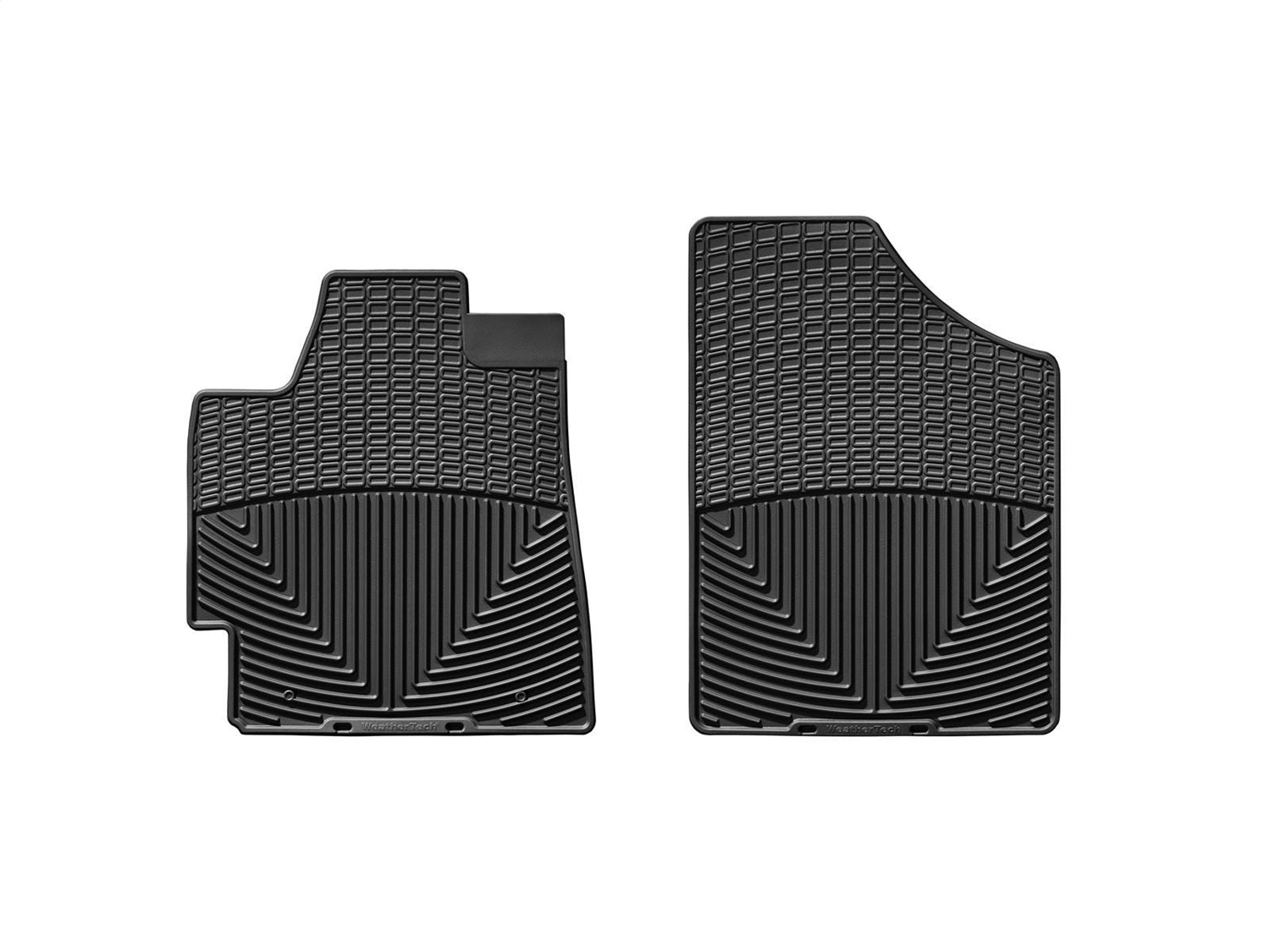 WeatherTech All Weather Floor Mats; Black; Front W86 thumbnail 1