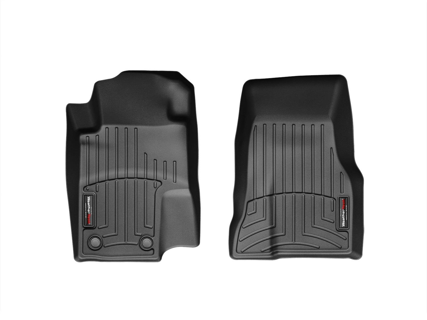 WeatherTech FloorLinerTM DigitalFit; Black; Front 443481 thumbnail 1