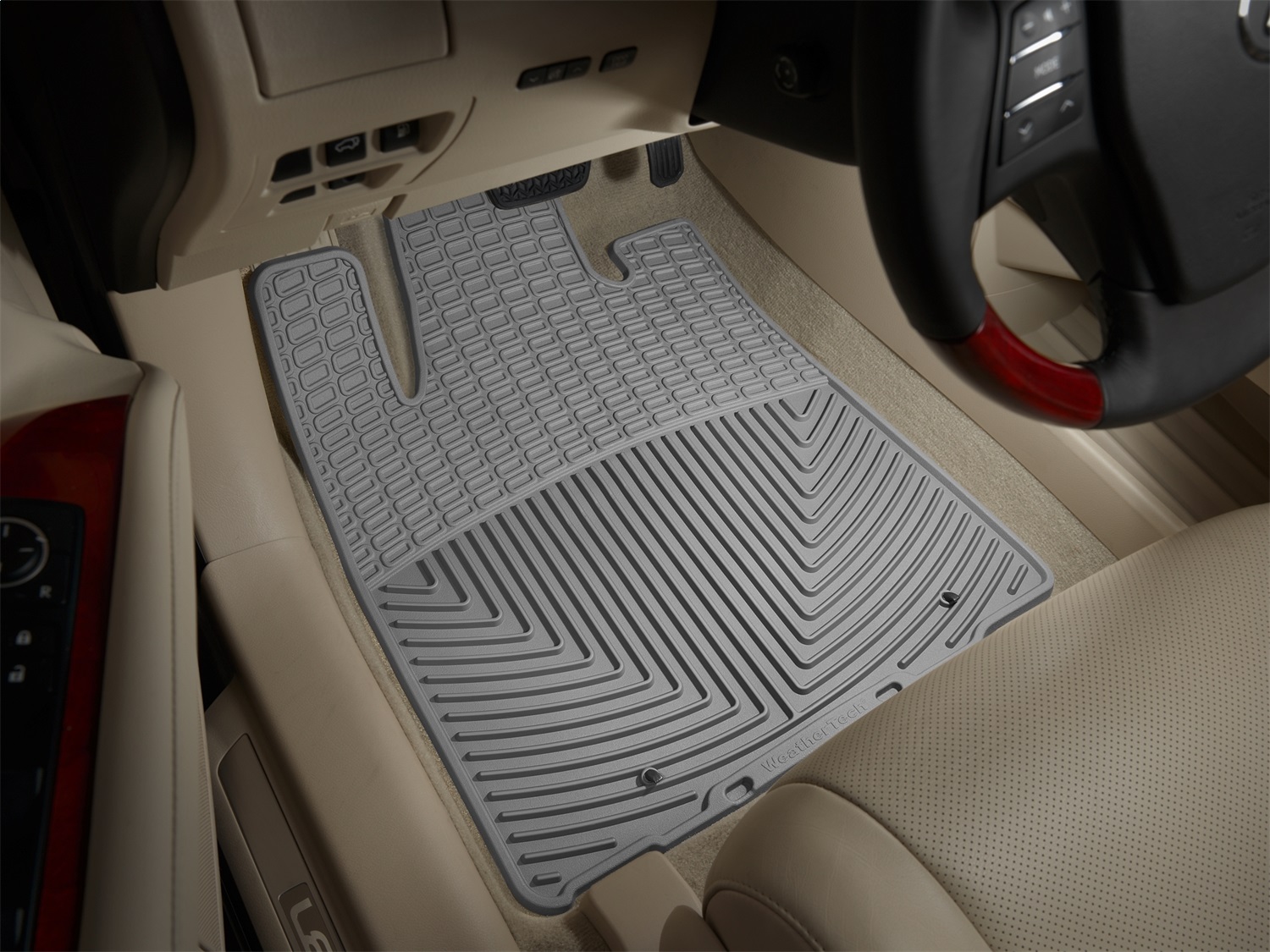 WeatherTech All Weather Floor Mats; Gray; Front W131GR thumbnail 1