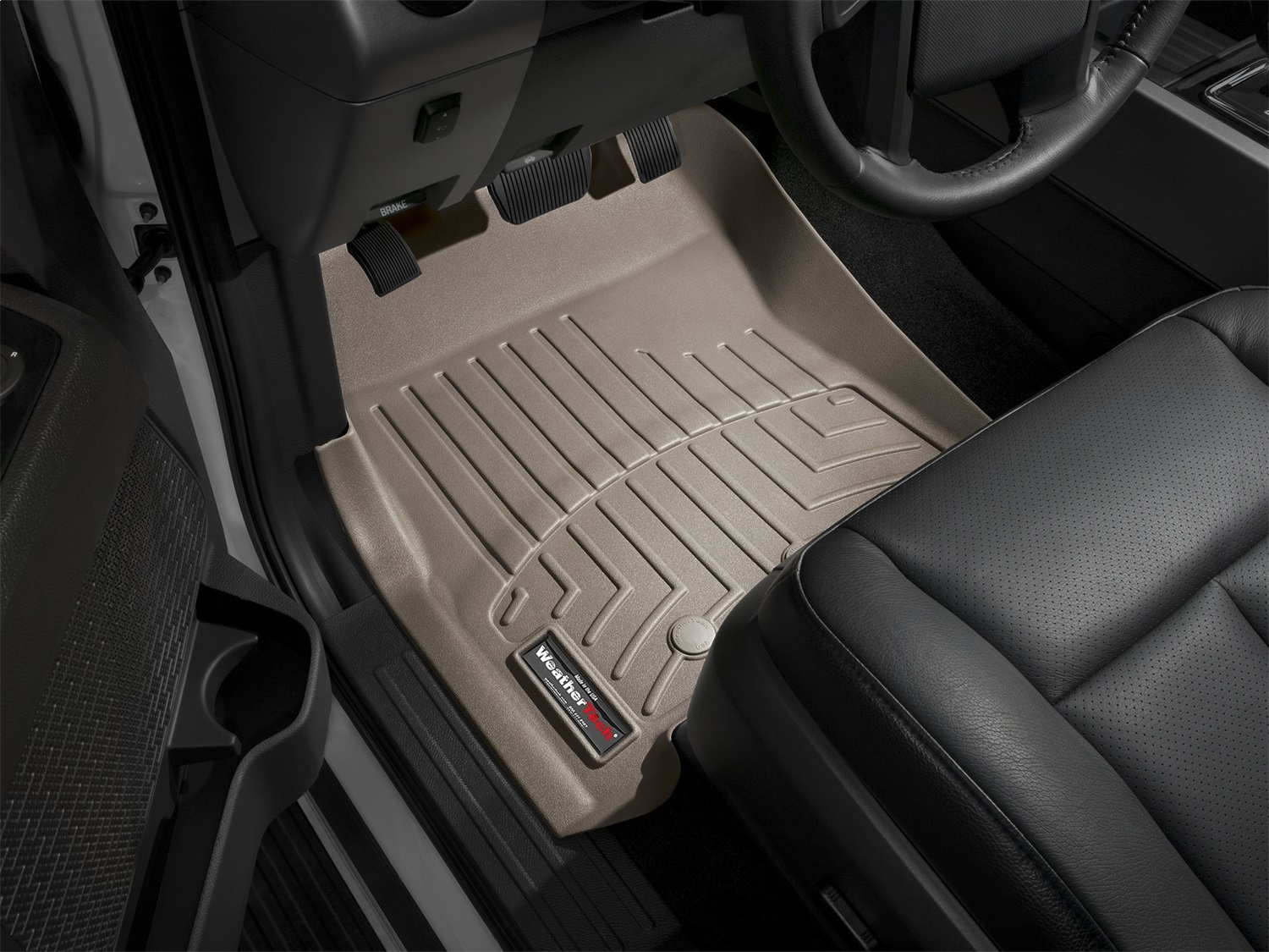 WeatherTech FloorLinerTM DigitalFit; Tan; Front 453531 thumbnail 0