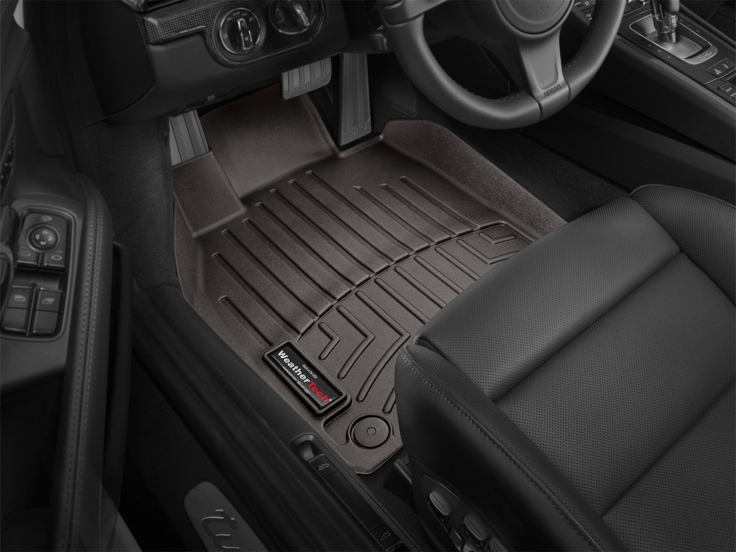 WeatherTech FloorLinerTM DigitalFit; Cocoa; Front 477241 thumbnail 1