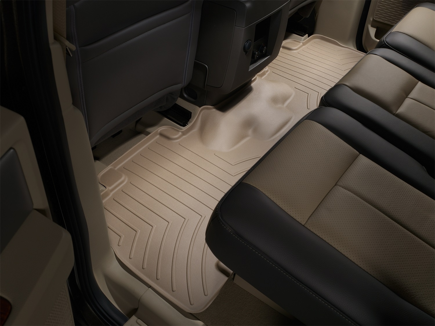WeatherTech FloorLinerTM DigitalFit; Tan; Rear 451072 thumbnail 0