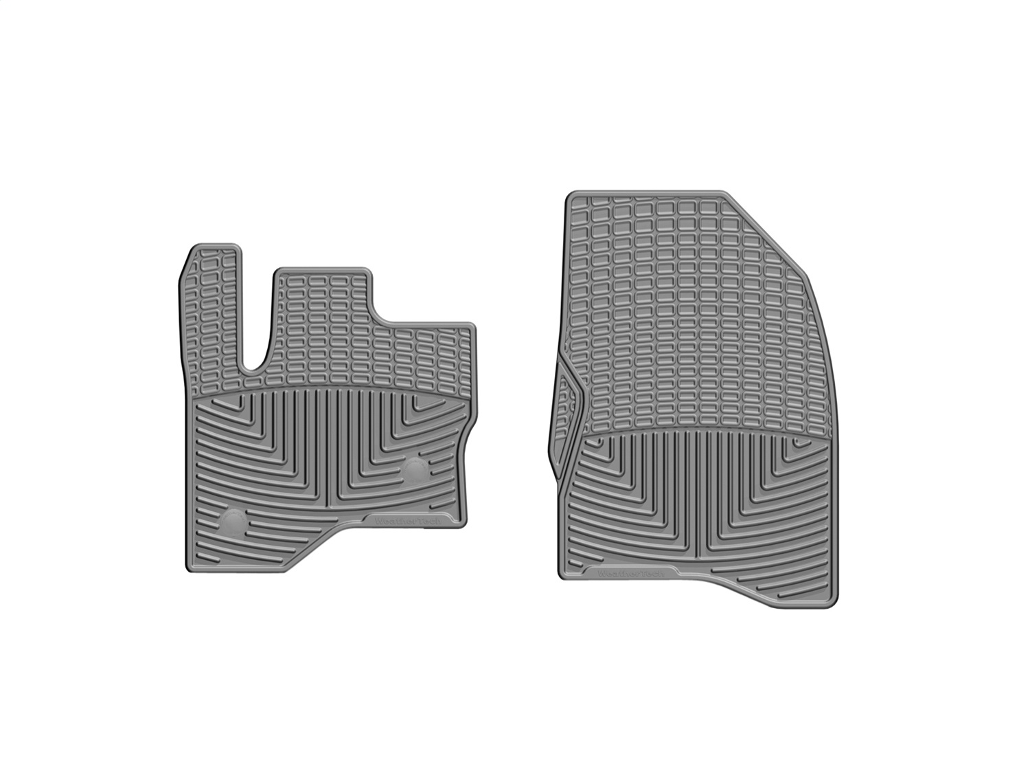 WeatherTech All Weather Floor Mats; Gray; Front W237GR thumbnail 1