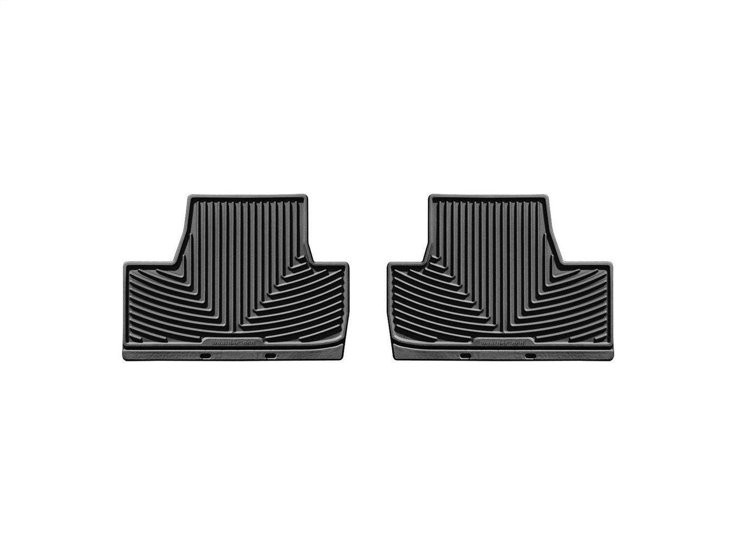 WeatherTech All Weather Floor Mats; Black; Rear W200 thumbnail 1