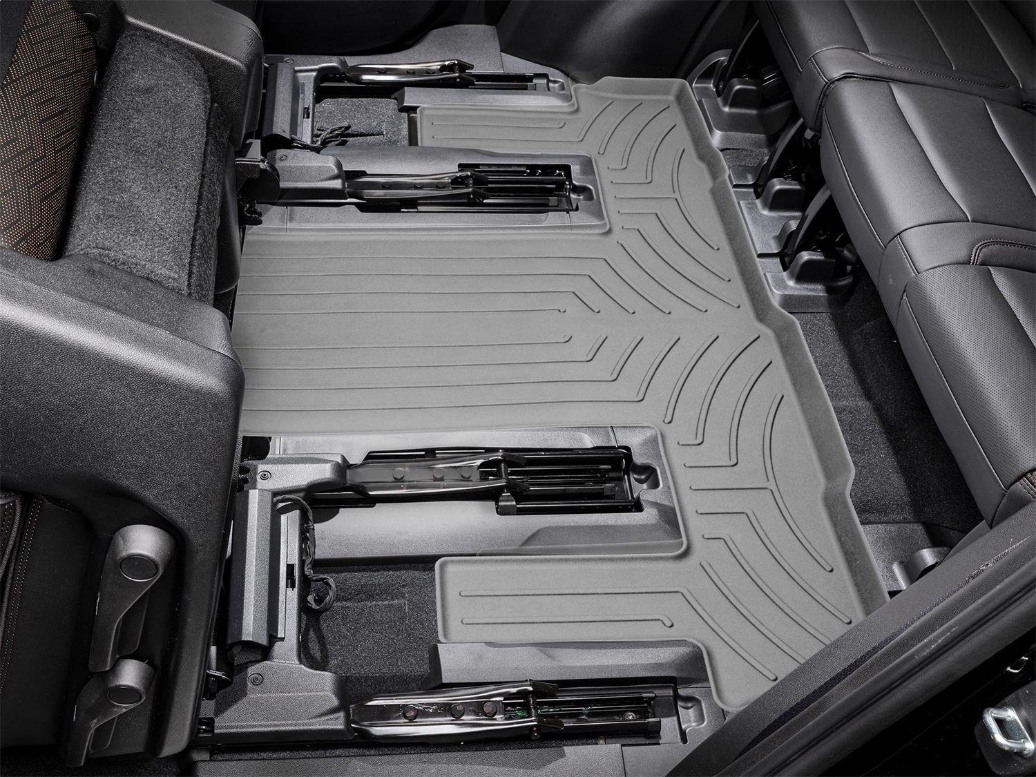 WeatherTech FloorLinerTM HP; Gray; Third Row 4616323IM thumbnail 1