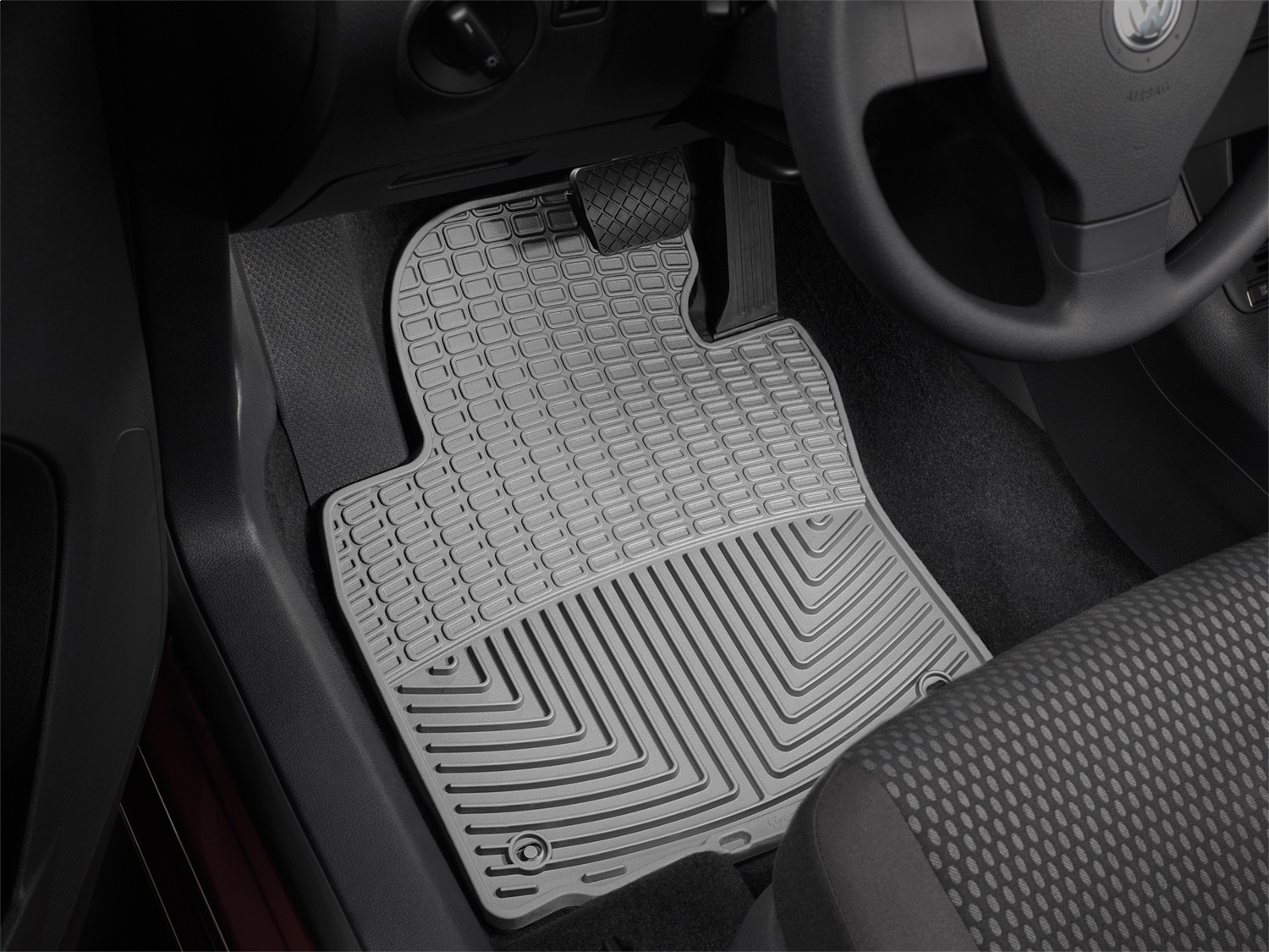 WeatherTech All Weather Floor Mats; Gray; Front W53GR thumbnail 1