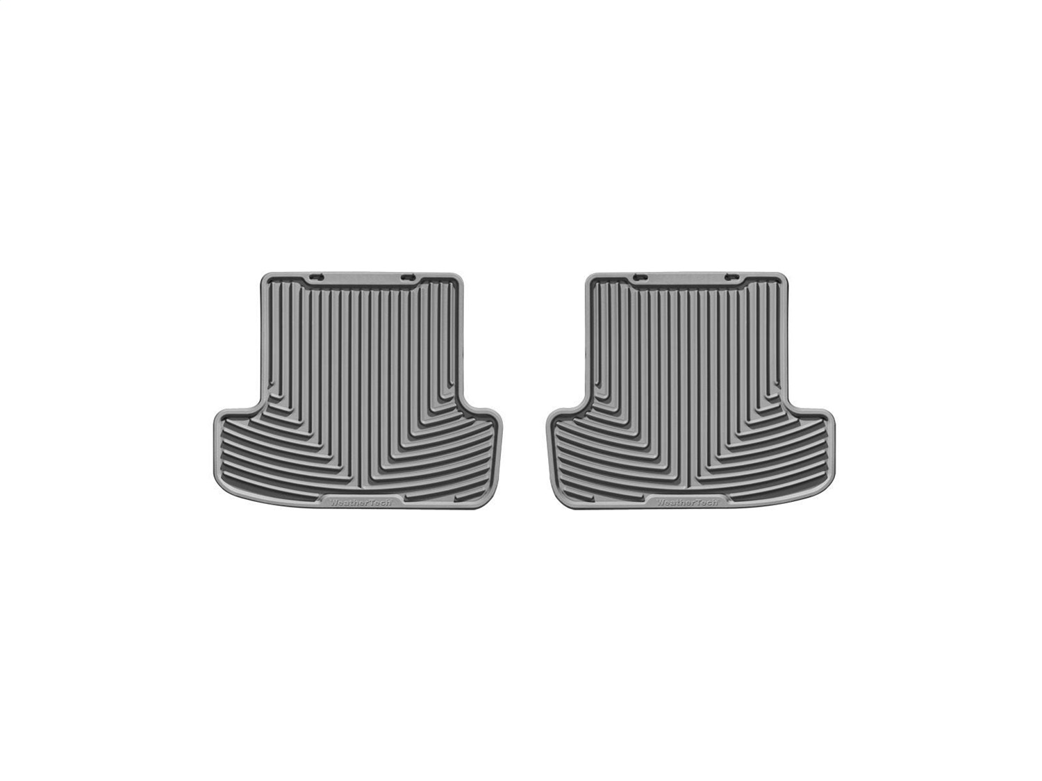 WeatherTech All Weather Floor Mats; Gray; Rear W166GR thumbnail 1