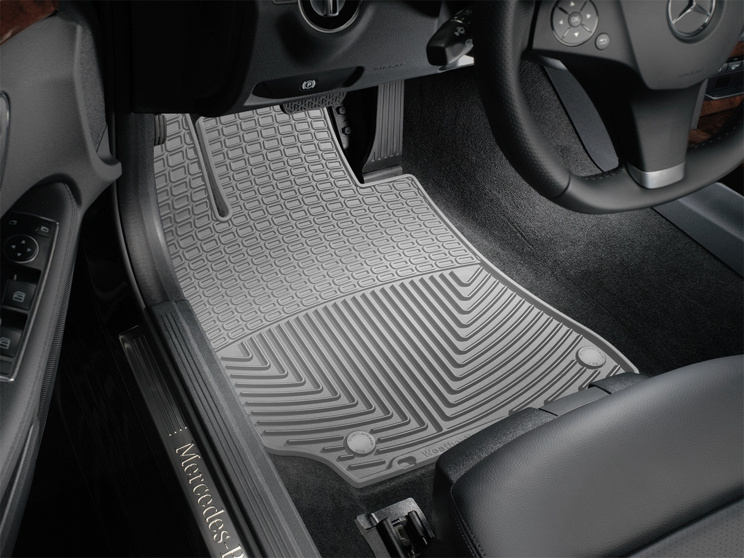 WeatherTech All Weather Floor Mats; Gray; Front W357GR thumbnail 1