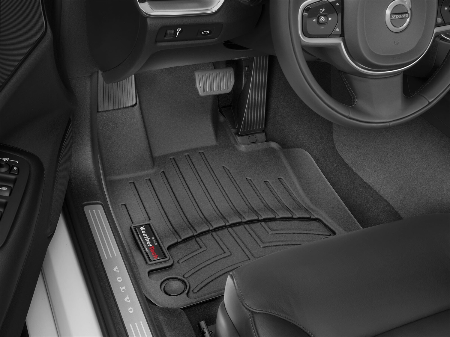 WeatherTech FloorLinerTM DigitalFit; Black; Front 4415251 thumbnail 0