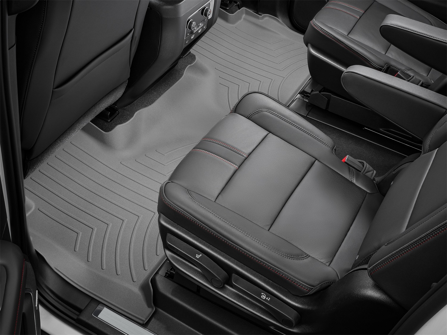 WeatherTech FloorLinerTM HP; Gray; Rear 4616322IM thumbnail 1