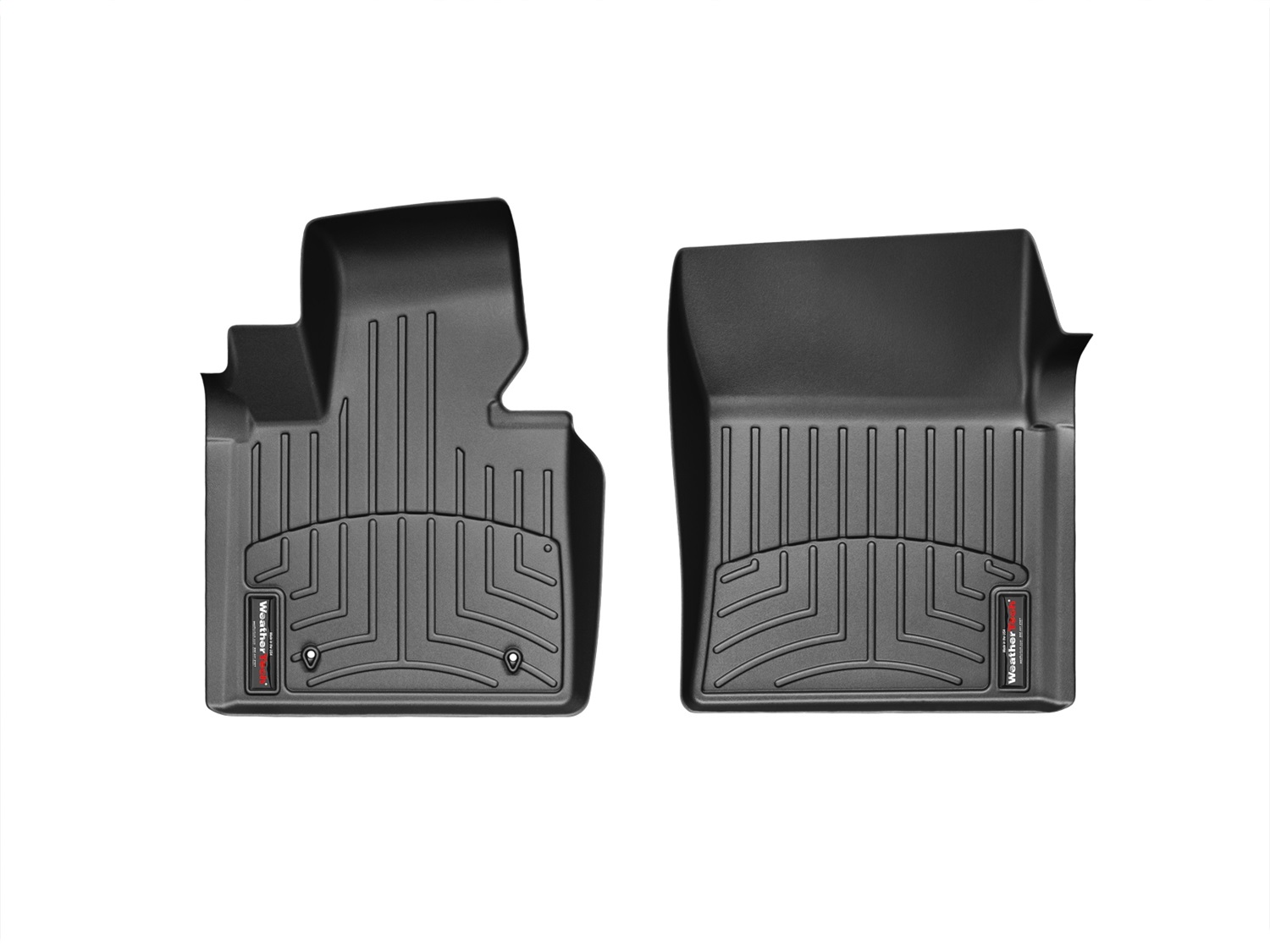 WeatherTech FloorLinerTM DigitalFit; Black; Front 442911 thumbnail 1